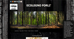 Desktop Screenshot of ecolegnoforli.com